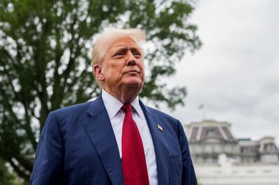 President Trump Departs White House For New Jersey