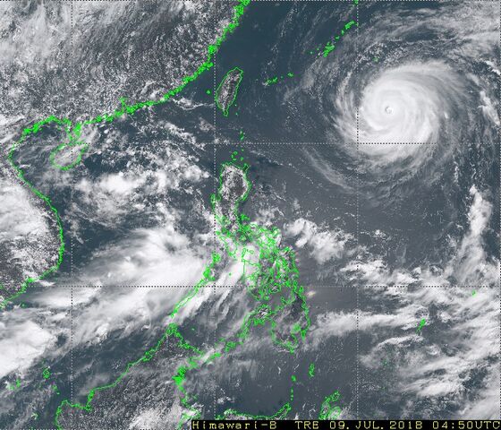 Super Typhoon Maria Spurs Heavy Rain, Wind Warnings for Taiwan