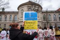Protesters Demand End To Russian Energy Imports