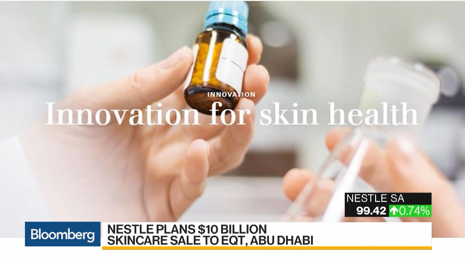 Nestle Plans $10 Billion Skincare Sale 
