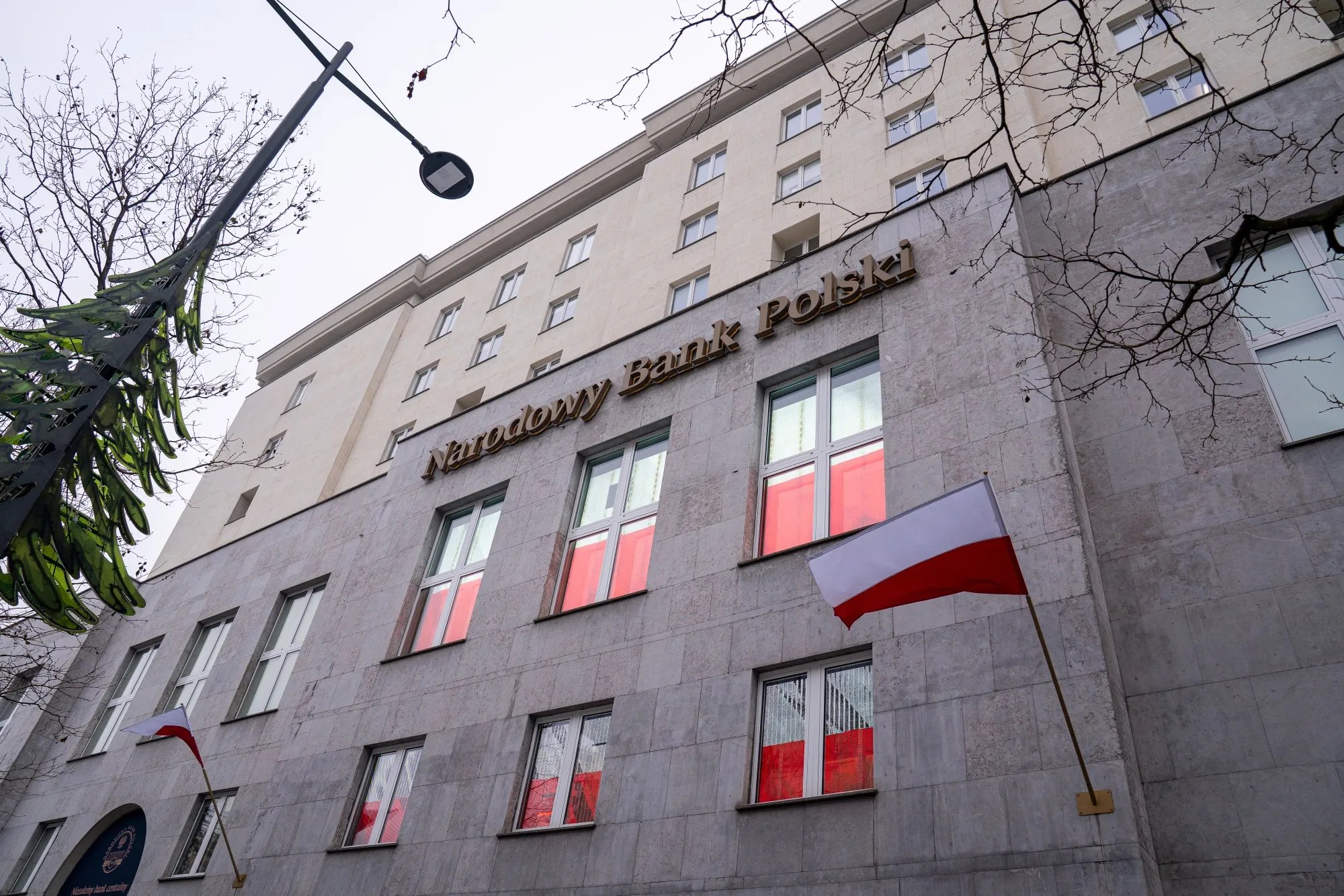 The headquarters of the National Bank of Poland in Warsaw.