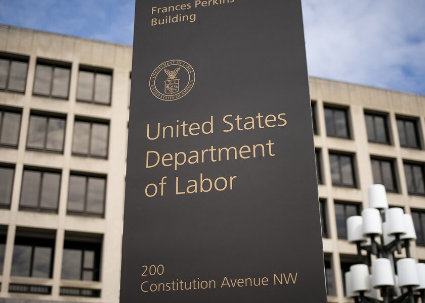 The Department Of Labor As Jobless Claims Poised for Historic Surge Amid Virus Layoffs