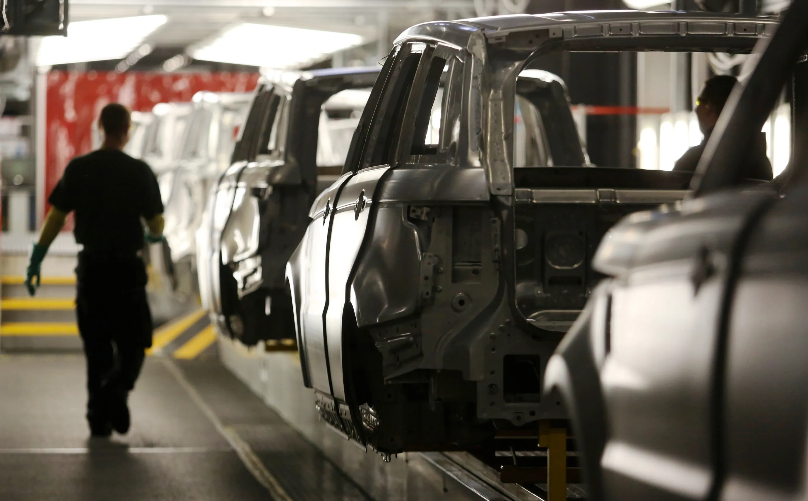 U.K. Range Rover Production Line At Jaguar Land Rover Plant