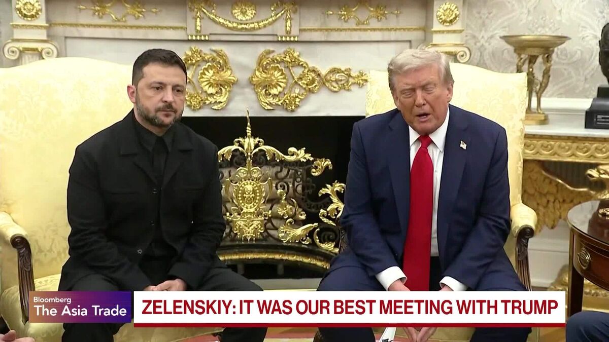 Trump Pushes Putin-Zelenskiy Meeting After Talks