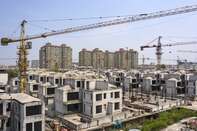 Property Construction in Shanghai As China's Politburo Faces Tough Calls on Growth, Housing Crisis