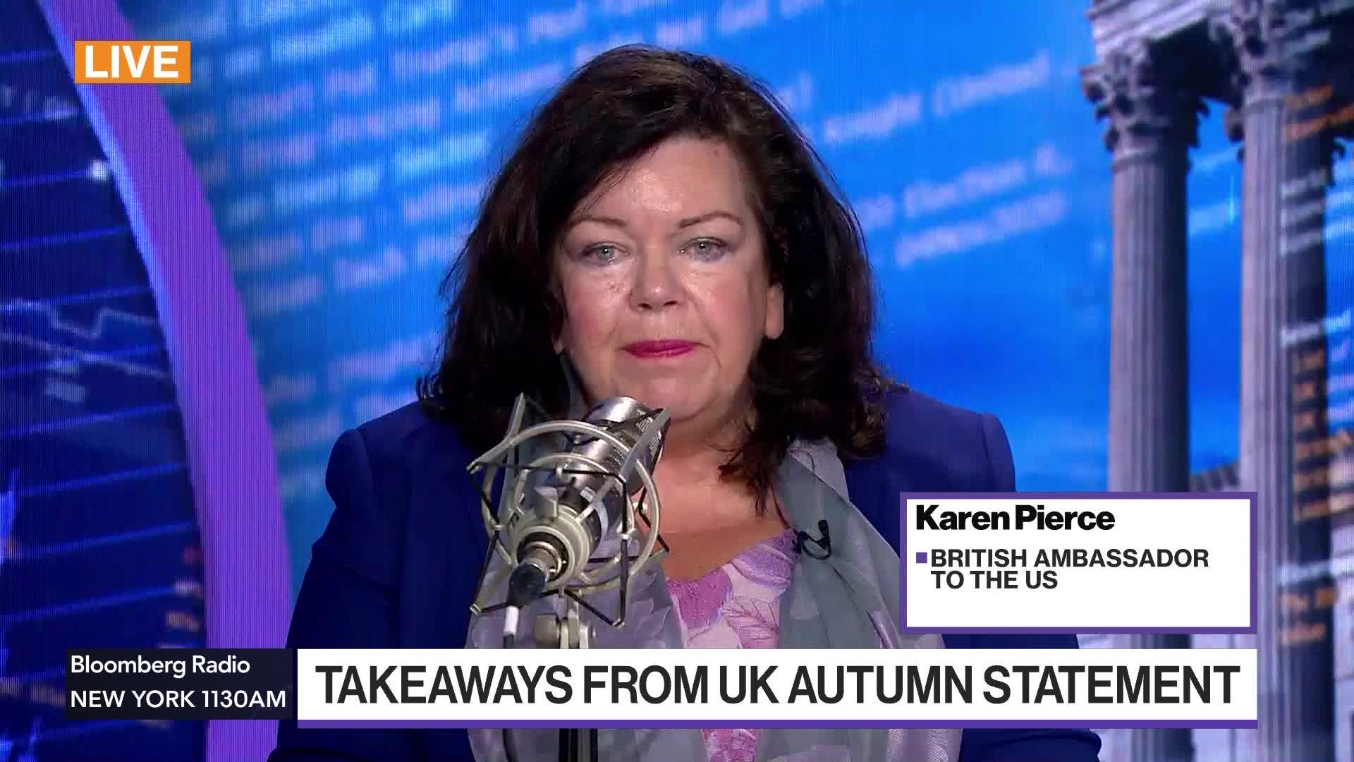 Watch UK Ambassador on the UK Autumn Statement Bloomberg