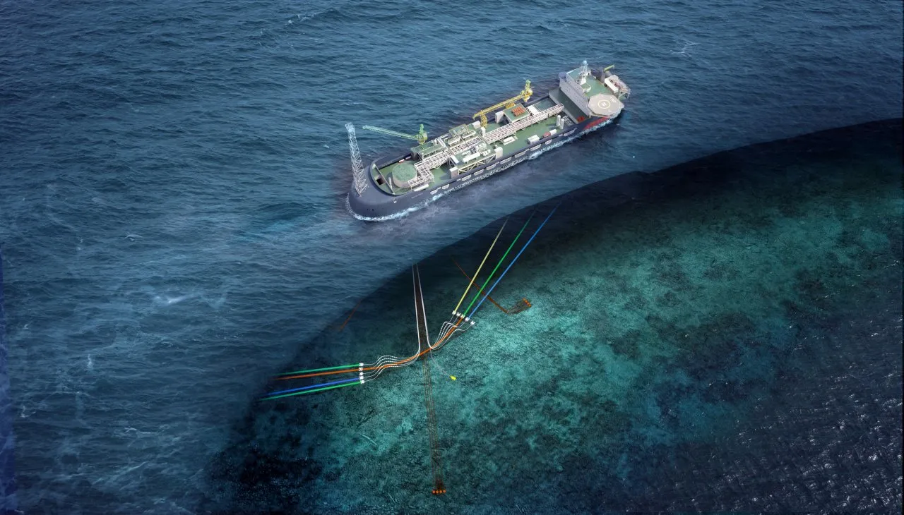 The Bay du Nord FPSO development concept.