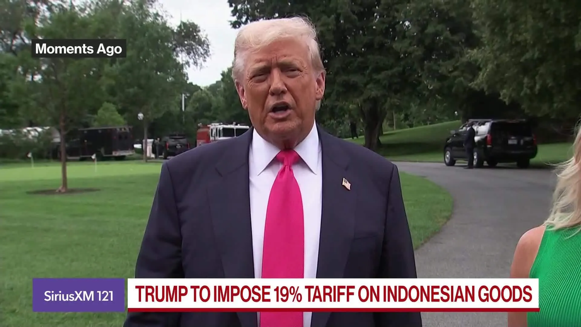 Watch Trump Says Indonesian Goods to Face 19% Tariff Under Trade Pact ...