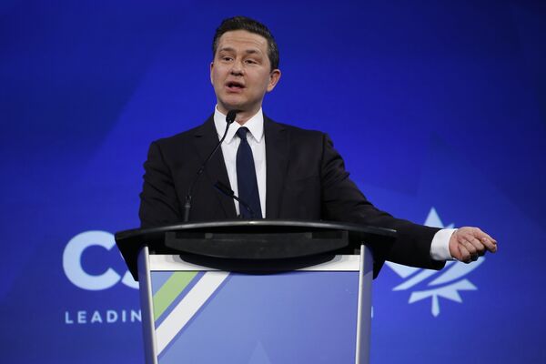 Conservative Party Leader Pierre Poilievre Speaks At The Canada Strong And Free Conference