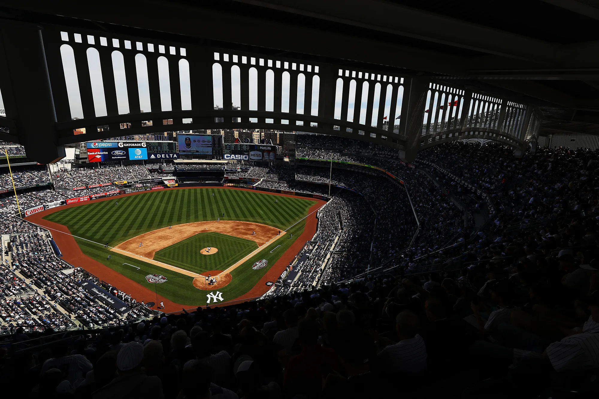 Yankee Stadium in the Bronx, New York.