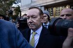 Kevin Spacey leaves United Sates District Court for the Southern District of New York on Oct. 20.