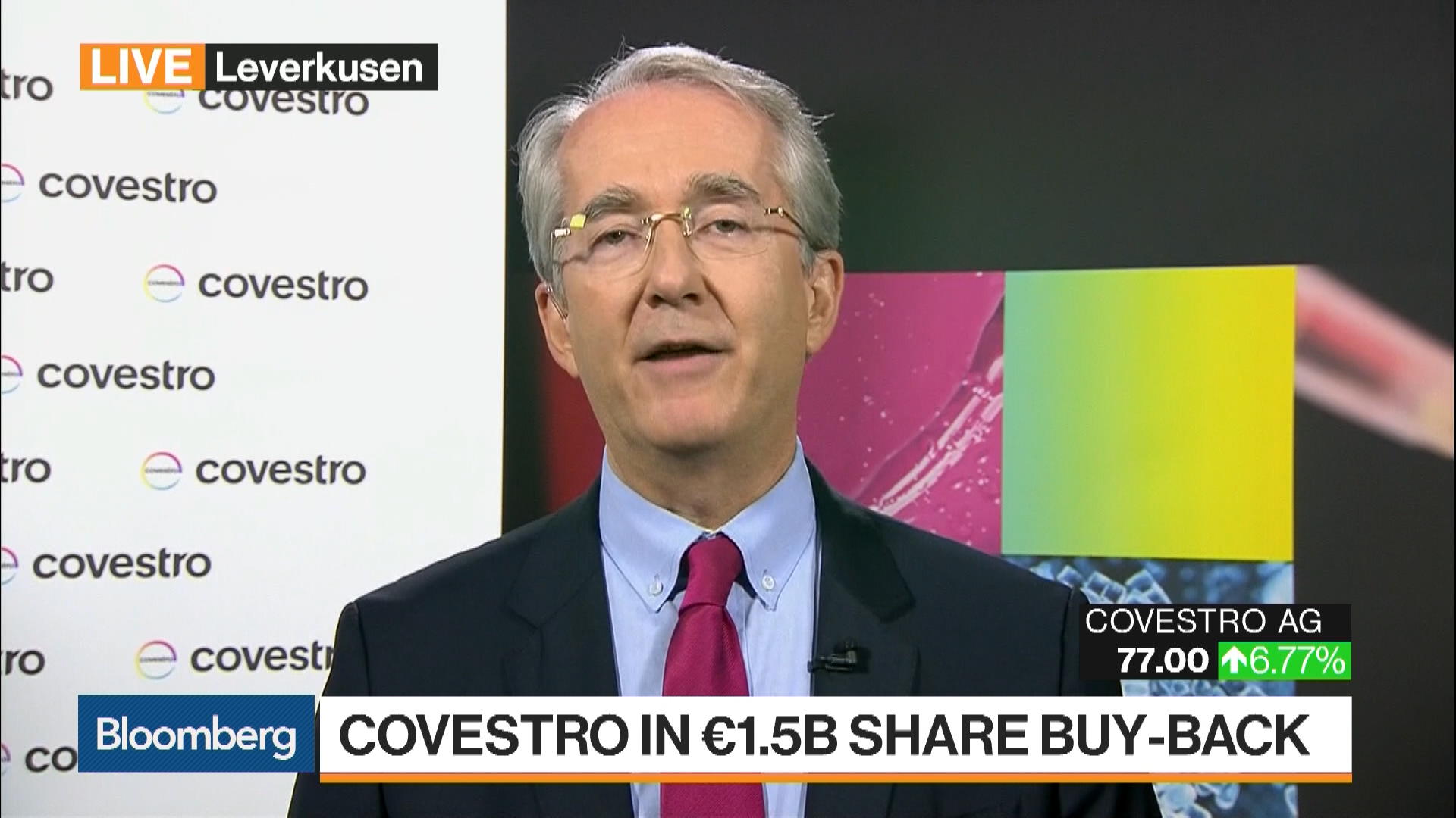 Covestro Ceo On Share Buyback 4q Outlook Bloomberg