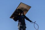 Solar Panel Installations As California Regulators Reconsider Move To Cut Solar Subsidies