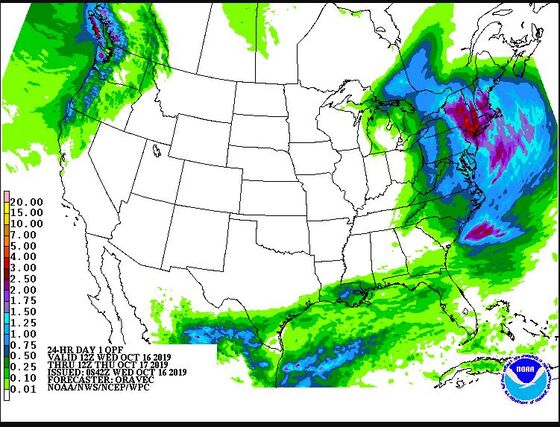 Nor’easter Steering Toward New York City With Flooding Rainfall