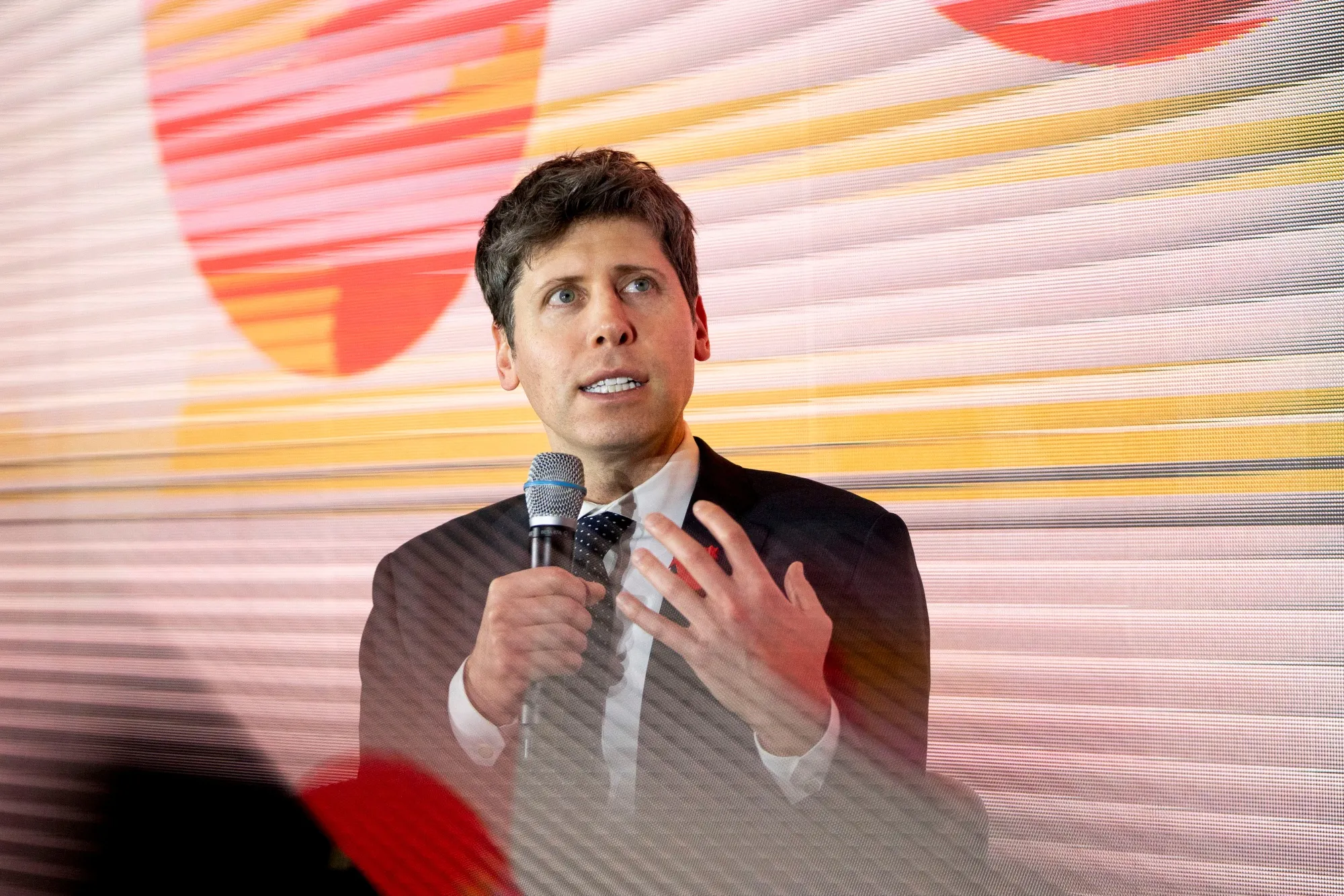 Sam Altman, chief executive officer of OpenAI., at the AI Action Summit in Paris