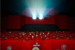 Patrons watch a 3D IMAX movie in Beijing at a theater run by Dalian Wanda Group
