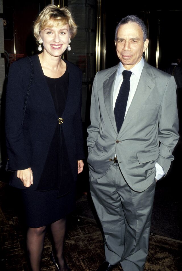 Tina Brown and SI Newhouse in 1991.