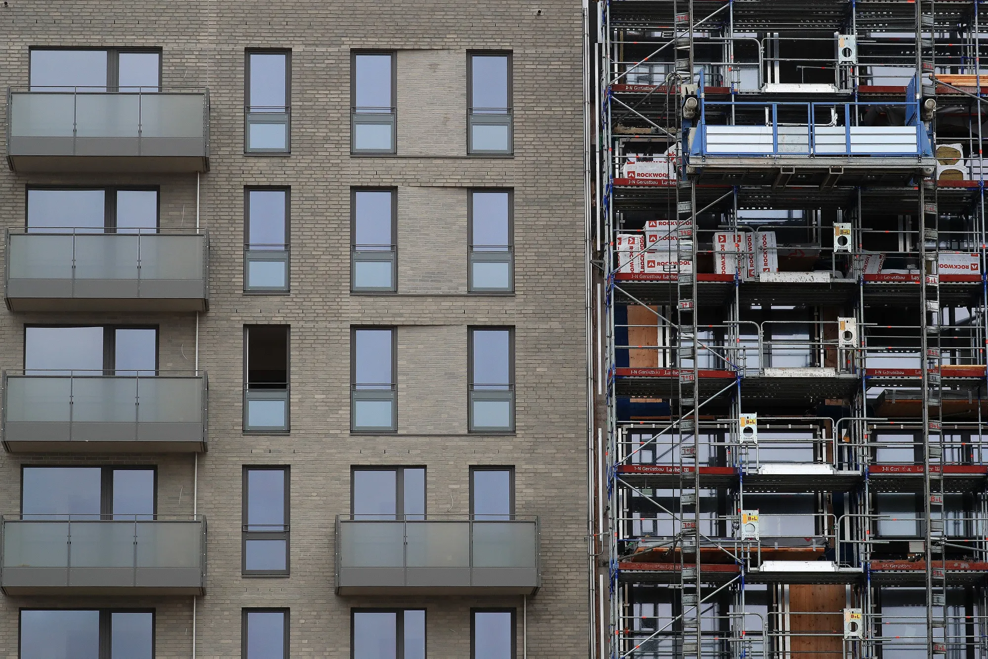 Shipping And Construction Work In Germany's Second Largest City 