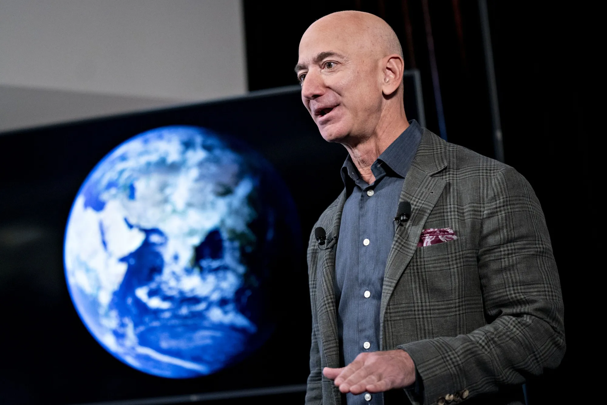 Jeff Bezos at the National Press Club in Washington, D.C. on Sept. 19, 2019.
