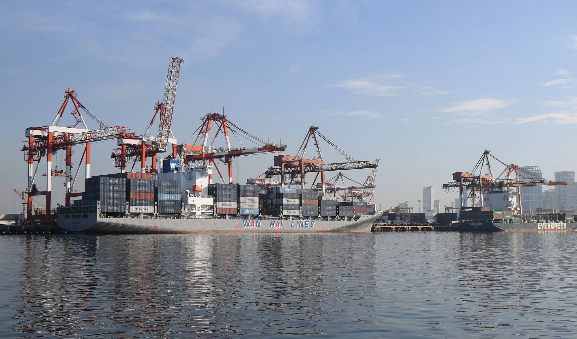 The south international port in Manila.