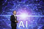 Masayoshi Son, chairman and chief executive officer of SoftBank Group Corp., speaks during a news conference in Tokyo, Japan.