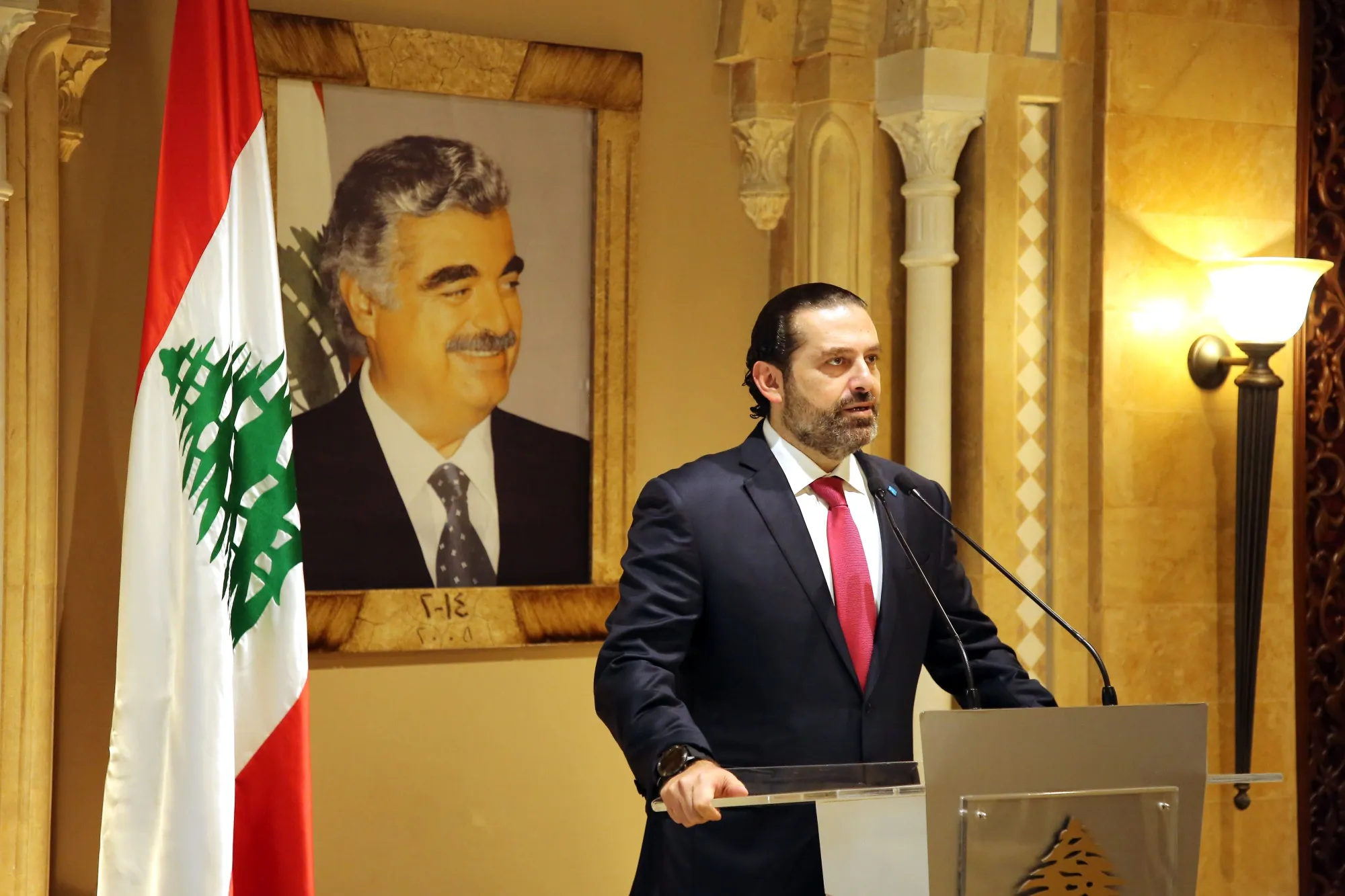 Saad Hariri in 2019.&nbsp;