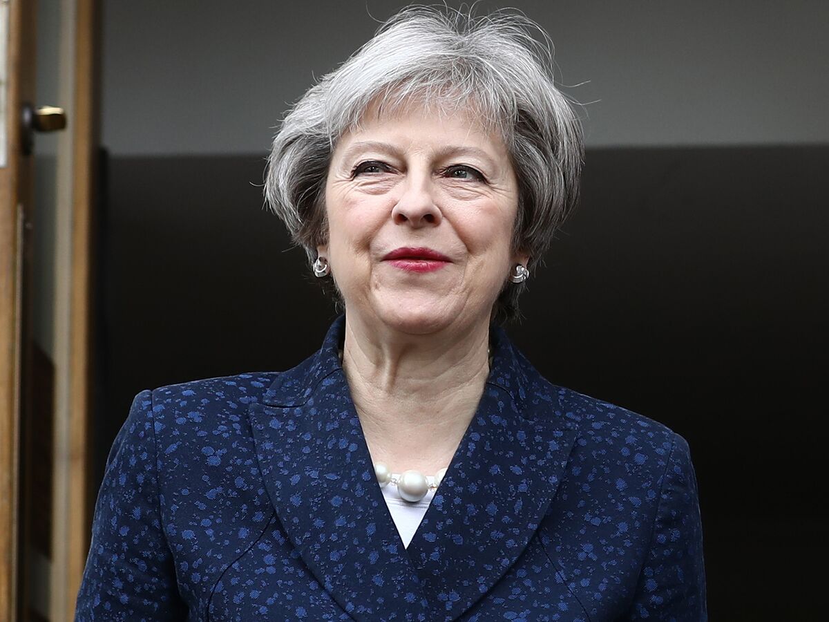 May Says Northern Irish Women Should Have Access to Abortions - Bloomberg