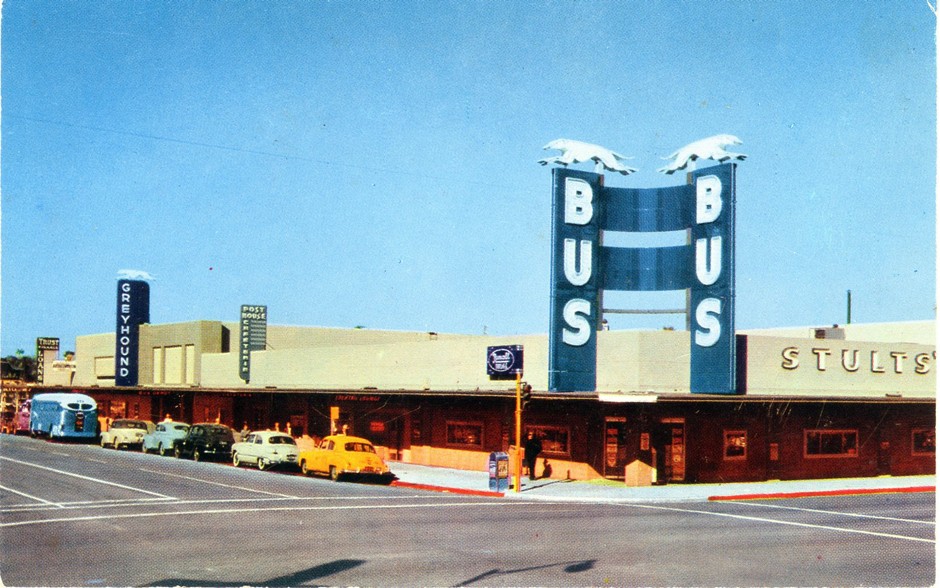 Greyhound bus terminal in Phoenix, Arizona.