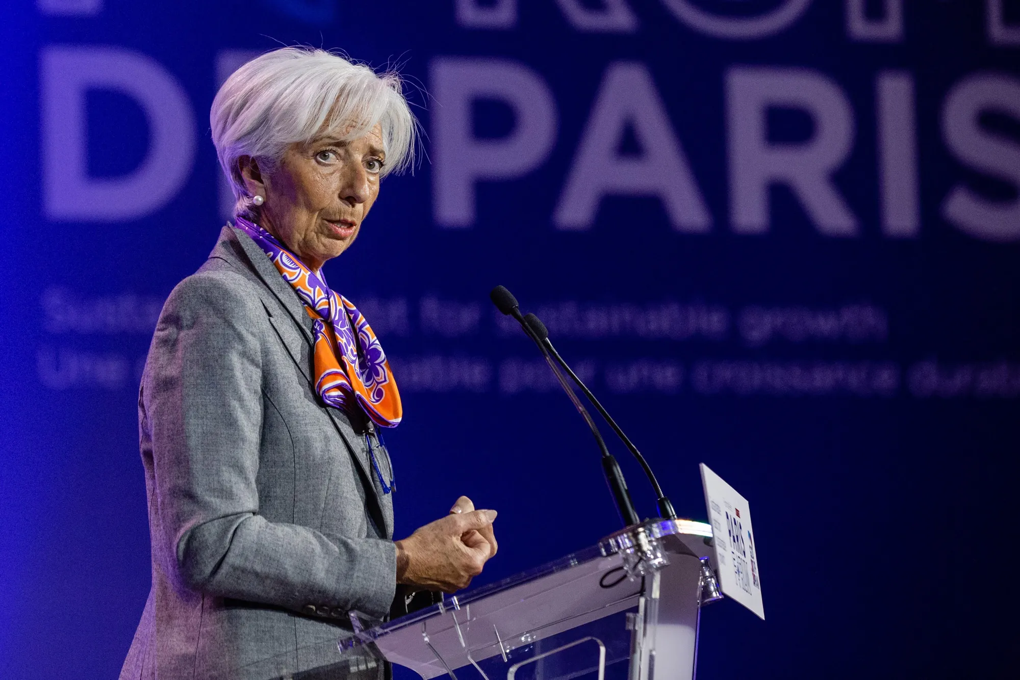 Christine Lagarde in Paris on May 7.