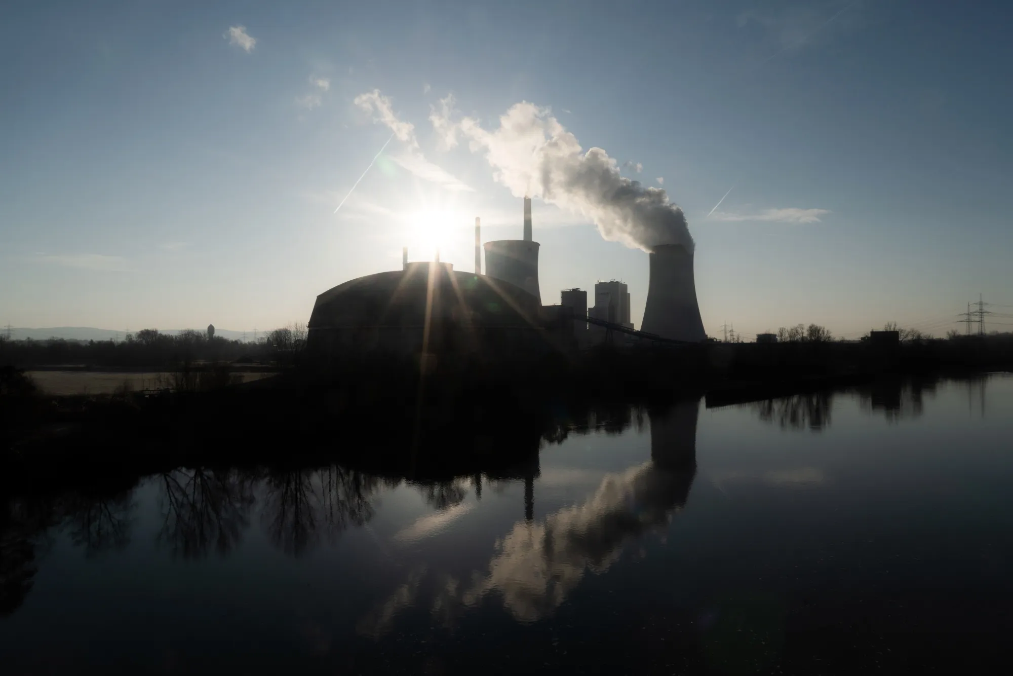 A coal and gas power plant&nbsp;in Grosskrotsenberg, Germany.