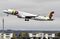 An Embraer 190 of Portuguese airline TAP takes off on November 24, 2016 from Toulouse-Blagnac airport. / AFP / PASCAL PAVANI (Photo credit should read PASCAL PAVANI/AFP/Getty Images)