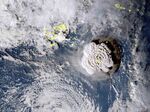 The Hunga Tonga Hunga Ha’apai volcano eruption on Jan. 15.