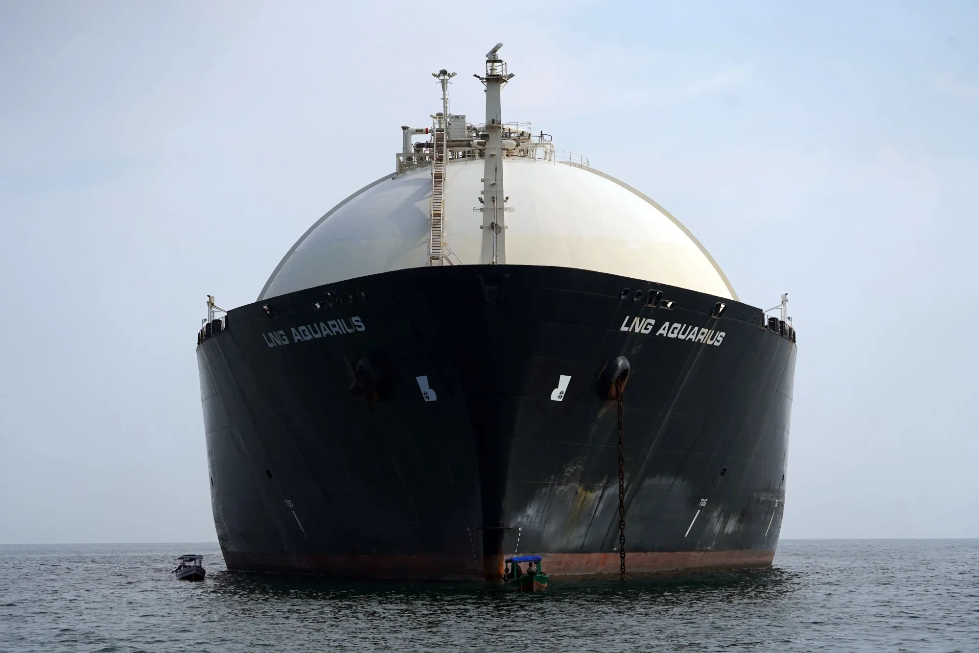 The LNG Aquarius tanker&nbsp;off&nbsp;Jakarta.