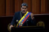 President Maduro Speaks Before Supreme Court At Judiciary Event