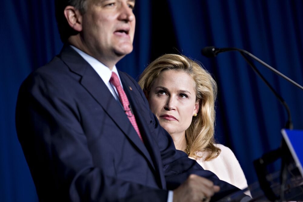 Heidi Cruz and husband Ted Cruz.