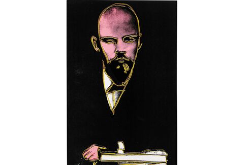 Andy Warhol, Lenin (1986).