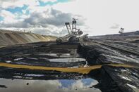 RWE AG Open Cast Lignite Mining as Germany Heads For Coal Exit