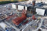 Construction progresses at Stegra’s plant in Boden, Sweden.
