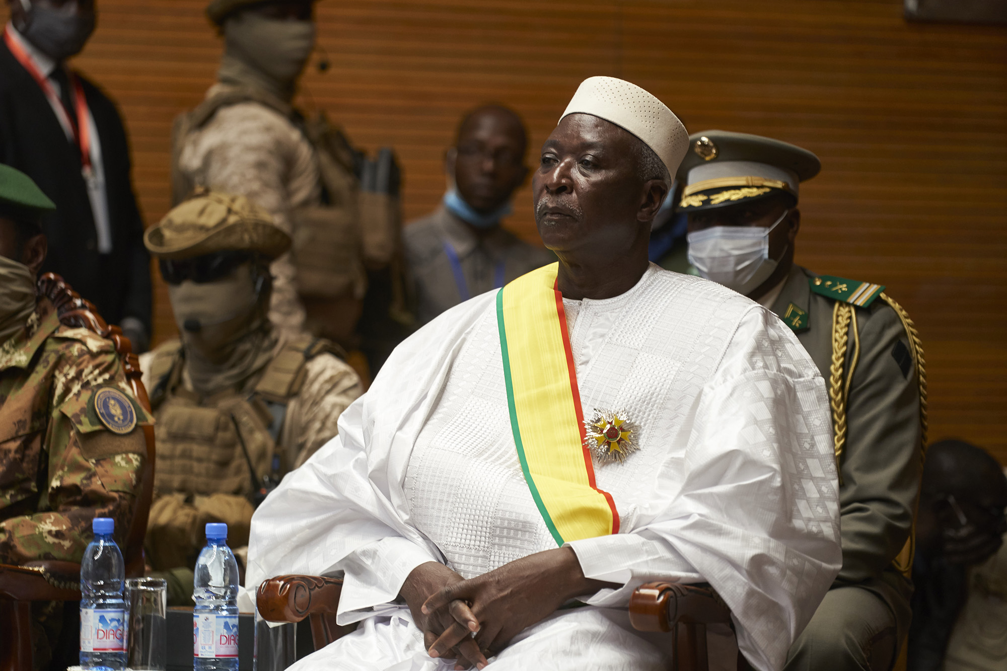 Bah N’Daw during his inauguration ceremony in Bamako on Sept. 25, 2020.