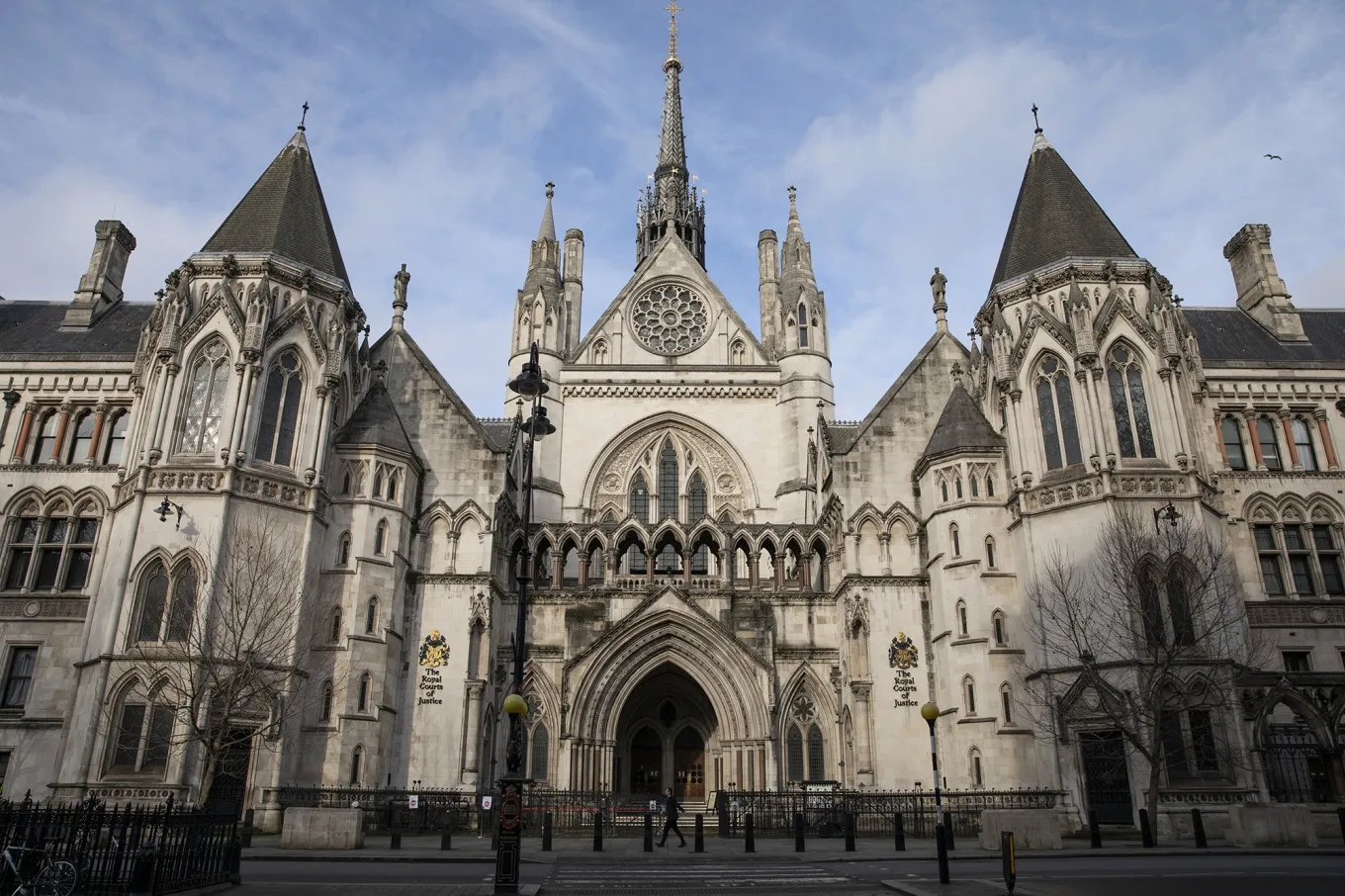 The Royal Courts of Justice in London.