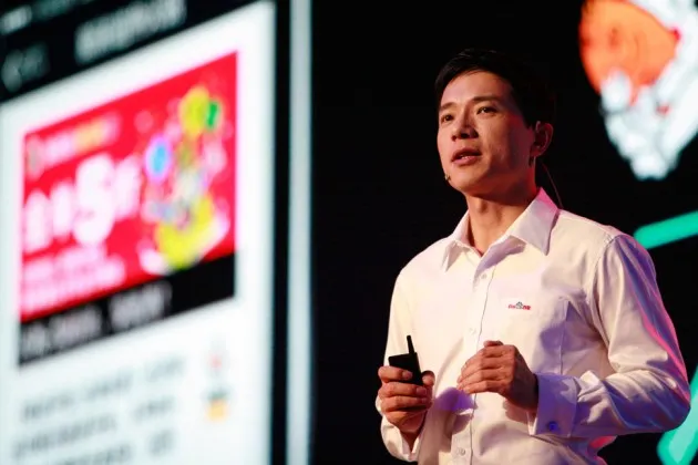 Baidu CEO Robin Li attends the 2014 Baidu Technology Innovation Conference in Beijing on Aug. 3