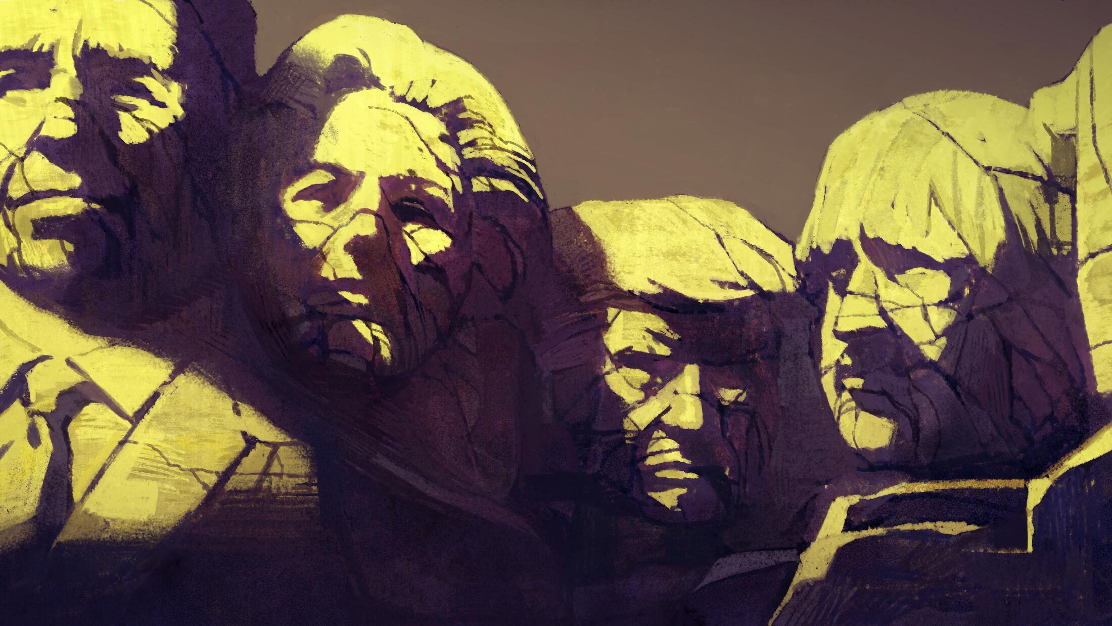 Made a sort of Mount Rushmore of Giants in anticipation for the