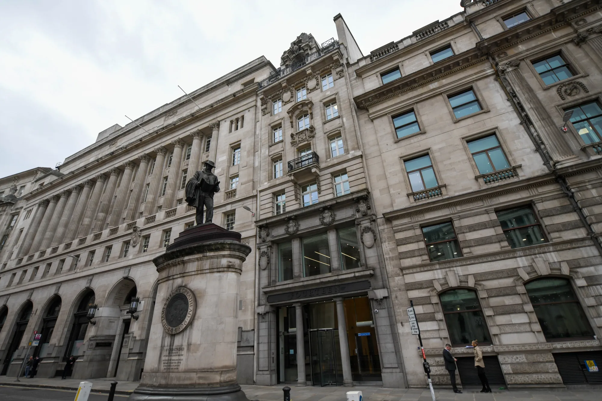 The offices of VTB Bank PJSC in London, U.K.