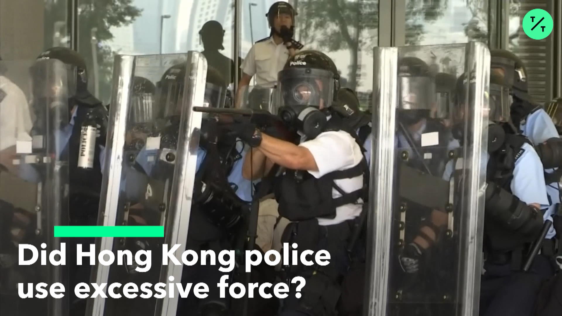 Flipboard Hong Kong Police Use Tear Gas As Protesters Try To Storm