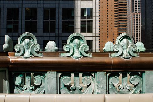 To restore the broken Beaux-Arts copper green facade, dating back to 1906, new bronze copper was shipped in from European Copper Specialists.