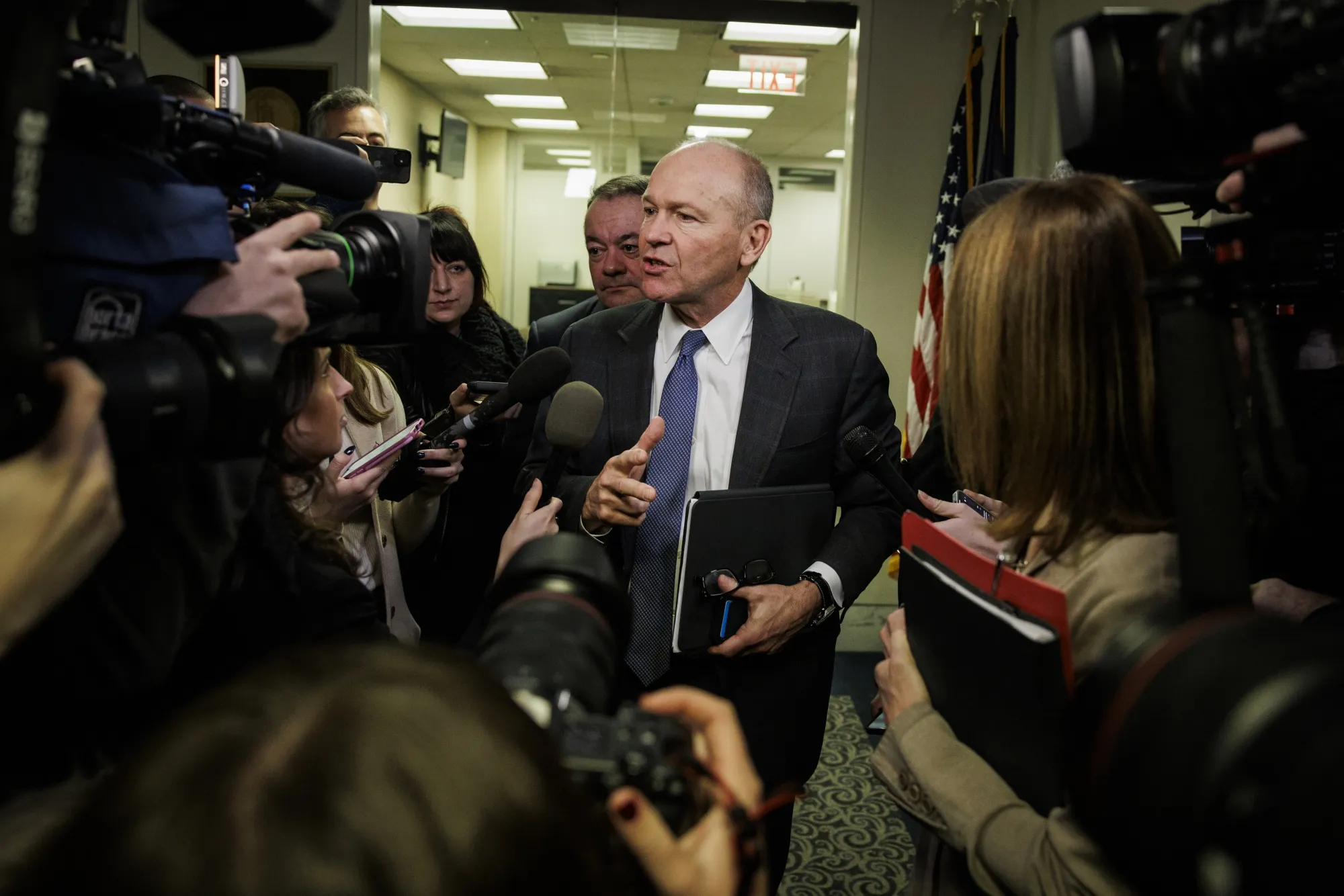 Dave Calhoun on Capitol Hill in Washington in Jan.&nbsp;
