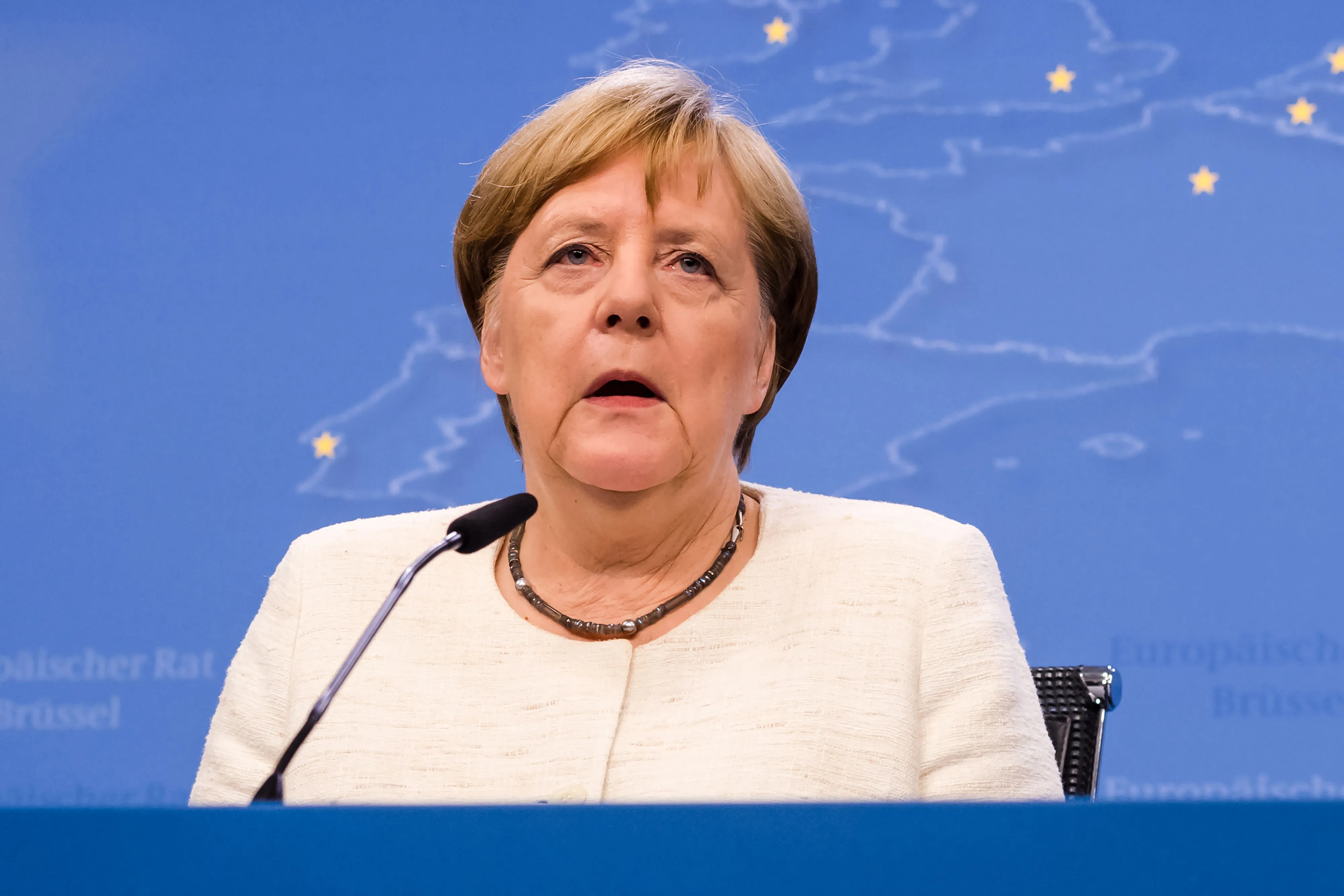 Angela Merkel, Germany's chancellor.