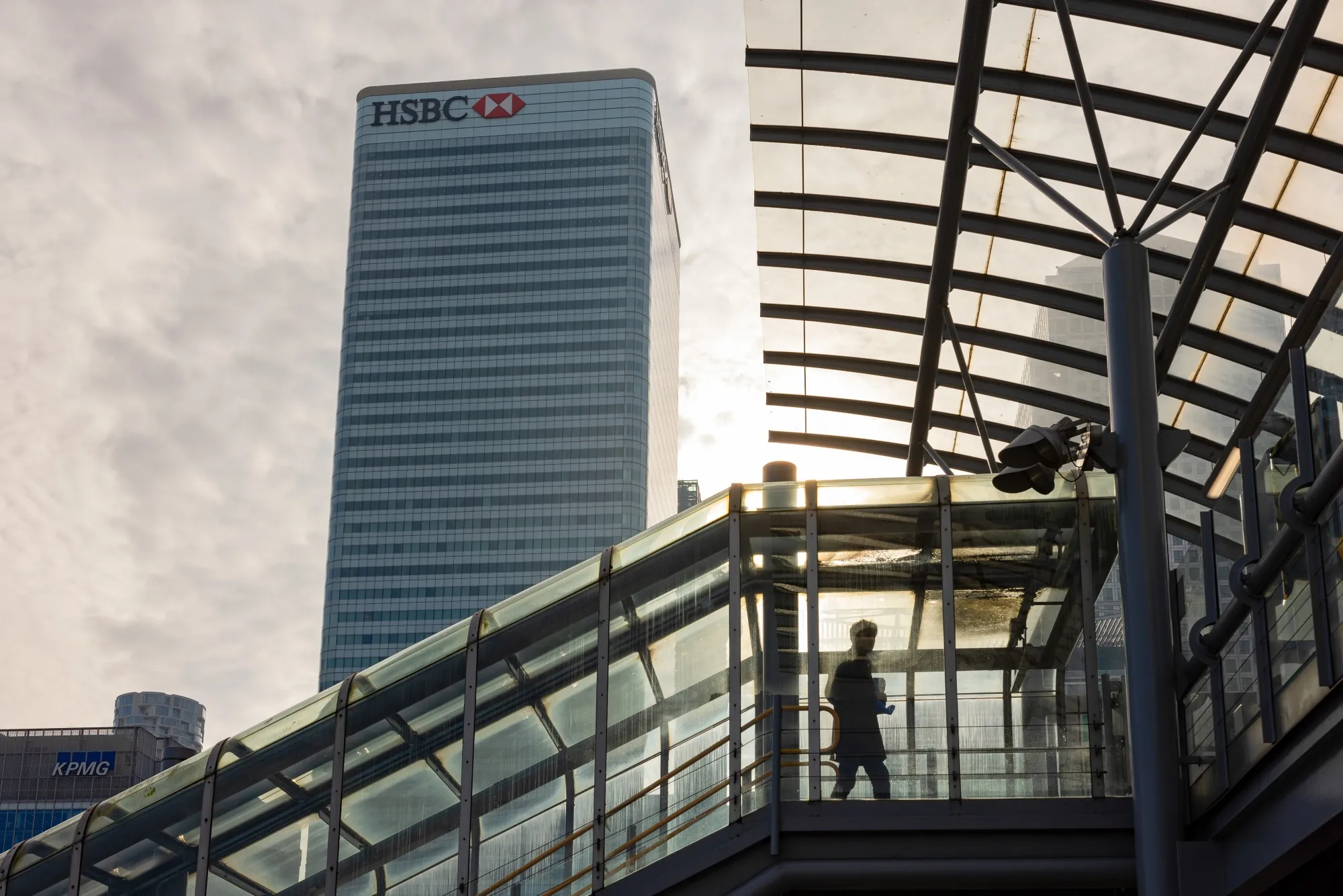 The HSBC Holdings Plc UK headquarters in London.