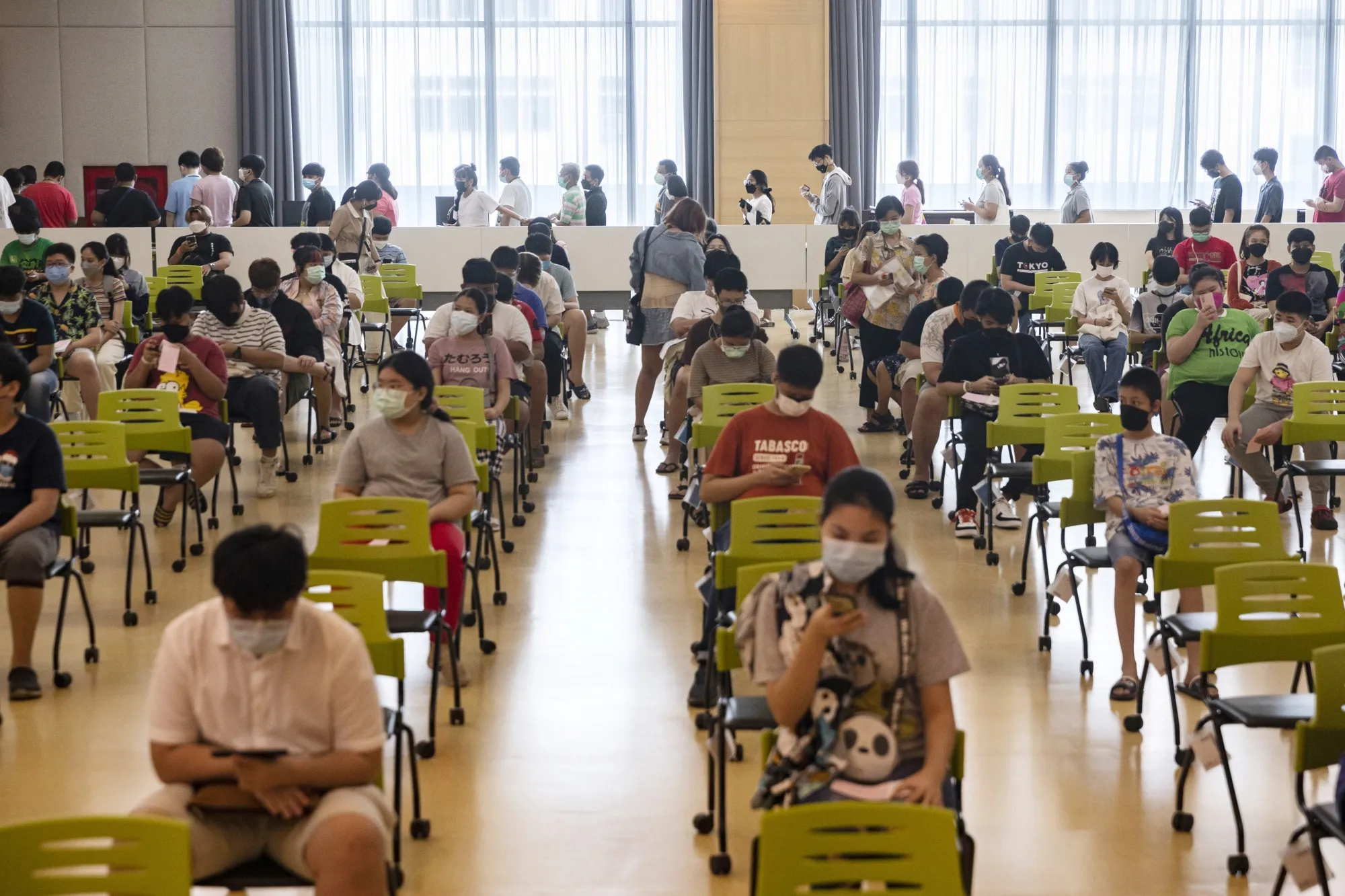 Covid -19 Vaccination Drive for School Children at Vachira Hospital 