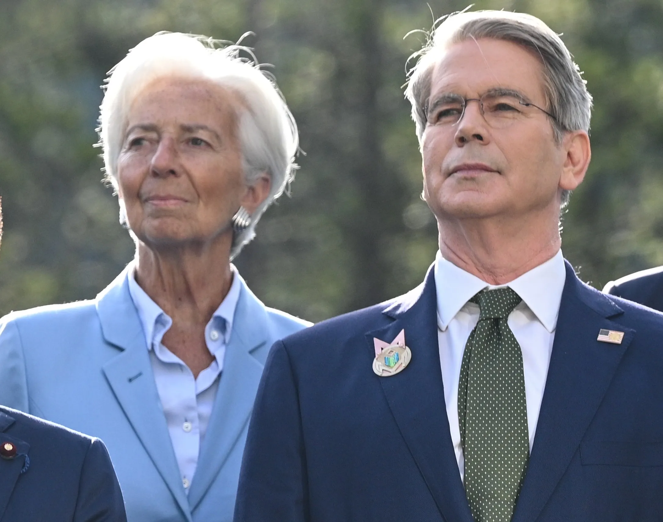 Christine Lagarde and Scott Bessent: A difficult week.